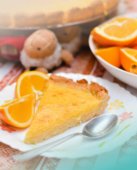 Image principale représentant la recette Tarte à l'Orange