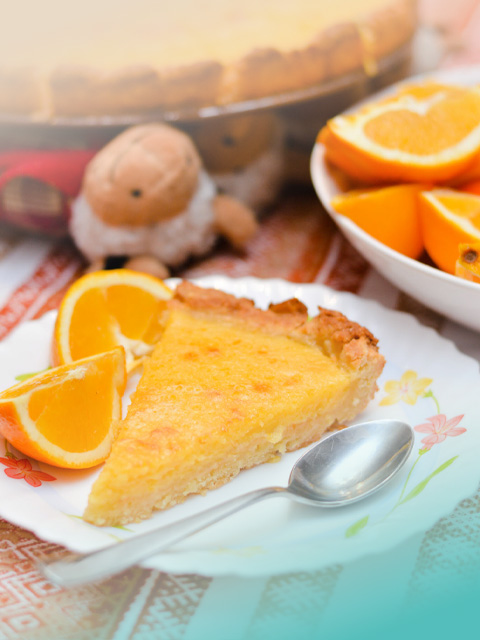 Image principale représentant la recette Tarte à l'Orange