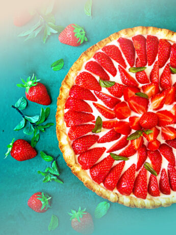 Image principale représentant la recette tarte aux fraise pate feuilletée